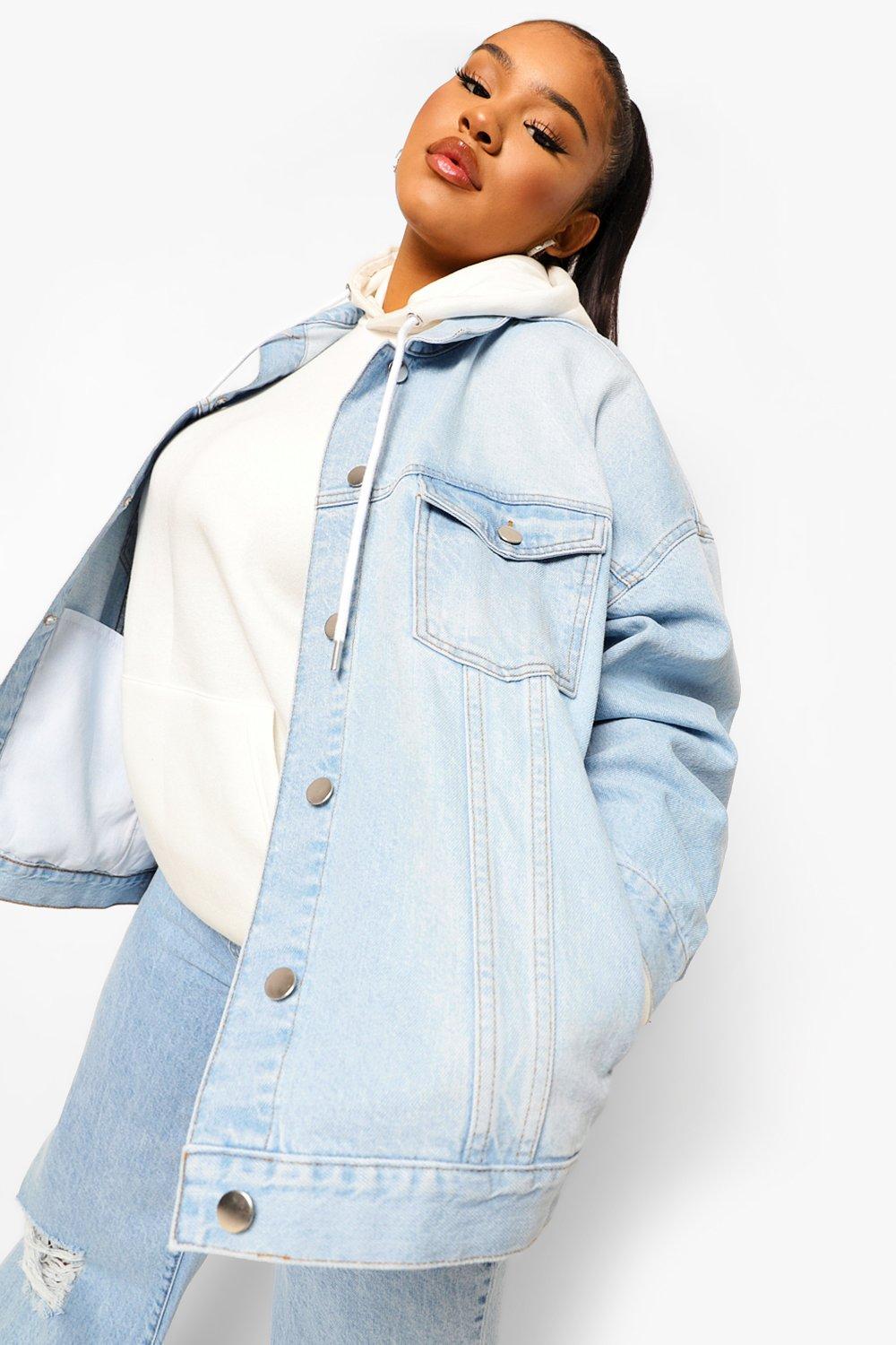 Boohoo denim outlet jacket